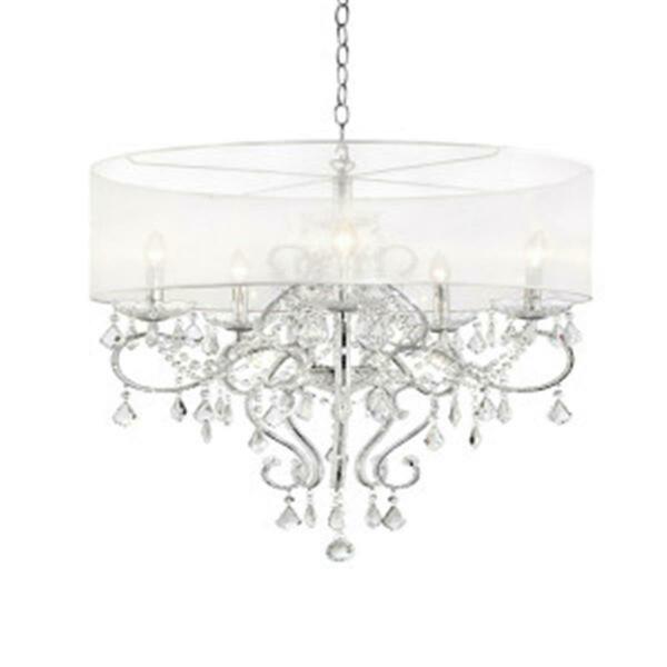 Ore Furniture 31.5 in. Evangelia Crystal Ceiling Lamp K-5153H